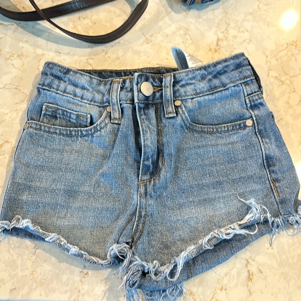 Girls JOE jeans- cutoff with fringed edge